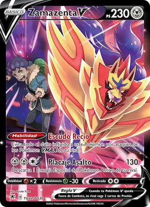 Zamazenta V TG22 – Resplandor Astral Galería de Entrenador