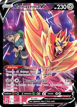 Zamazenta V #TG22 – Astral Radiance Trainer Gallery