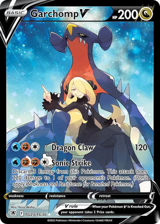 Garchomp V #TG23 – Astral Radiance Trainer Gallery