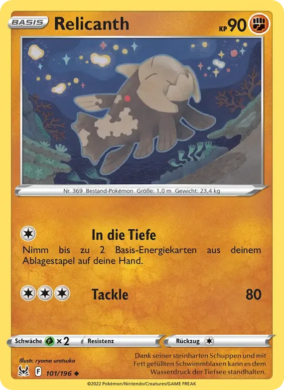 Relicanth 101 – Verlorener Ursprung