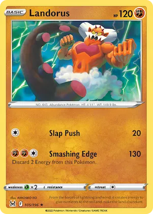 Landorus #105 – Lost Origin