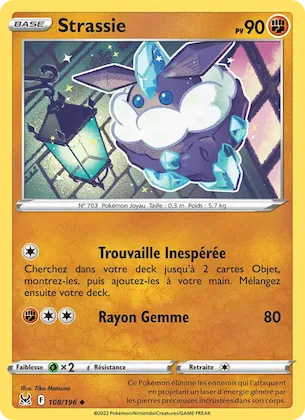 Strassie n° 108 – Origine Perdue