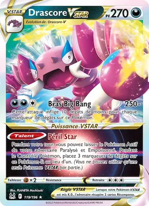 Drascore VSTAR n° 119 – Origine Perdue