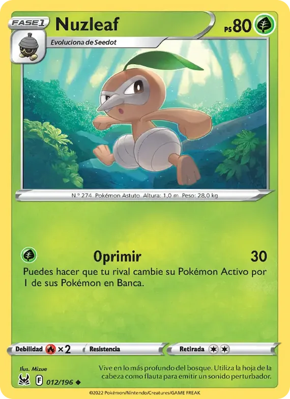 Nuzleaf 12 – Origen Perdido