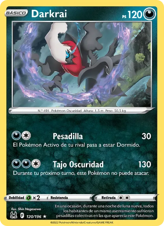 Darkrai 120 – Origen Perdido