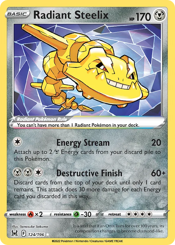 Radiant Steelix #124 – Lost Origin