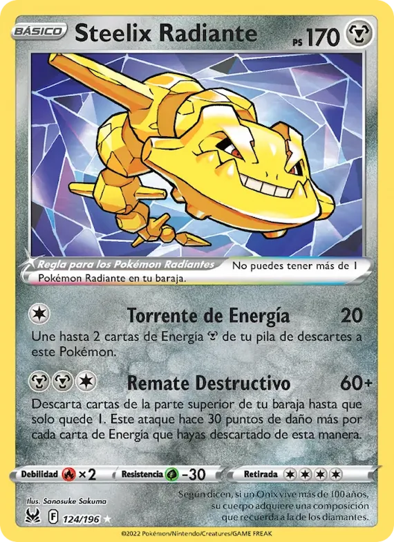 Steelix Radiante 124 – Origen Perdido