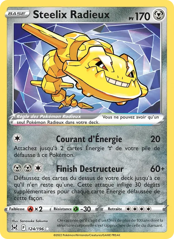 Steelix Radieux 124 – Origine Perdue