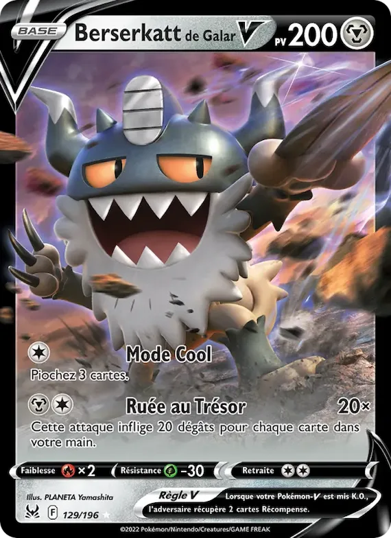 Berserkatt de Galar V 129 – Origine Perdue