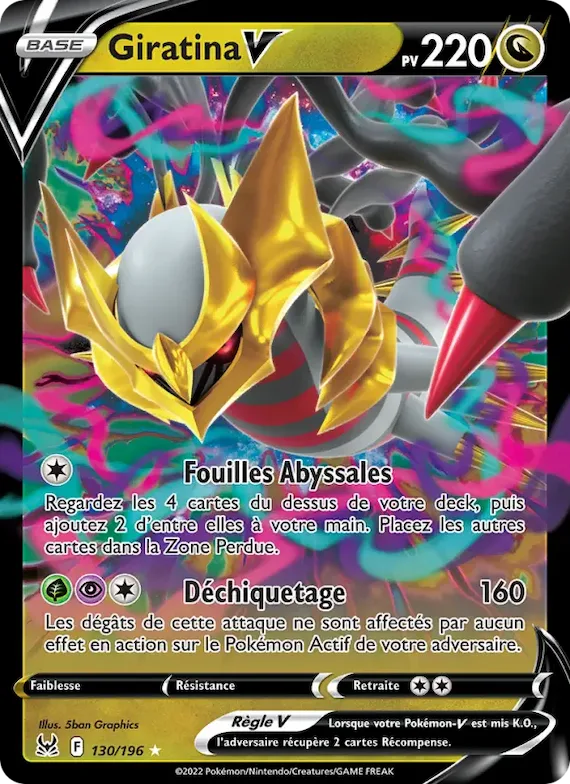Giratina V 130 – Origine Perdue