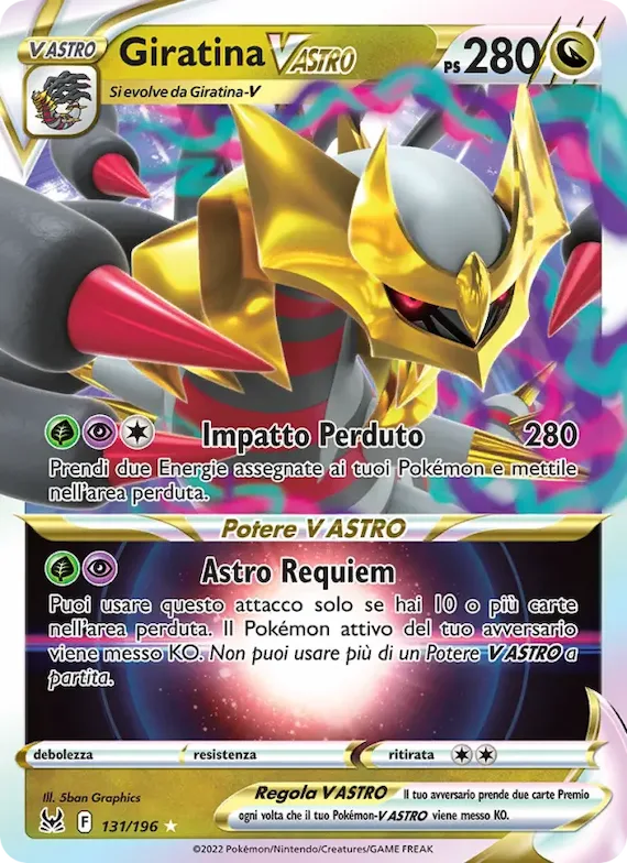 Giratina V ASTRO 131 – Origine Perduta