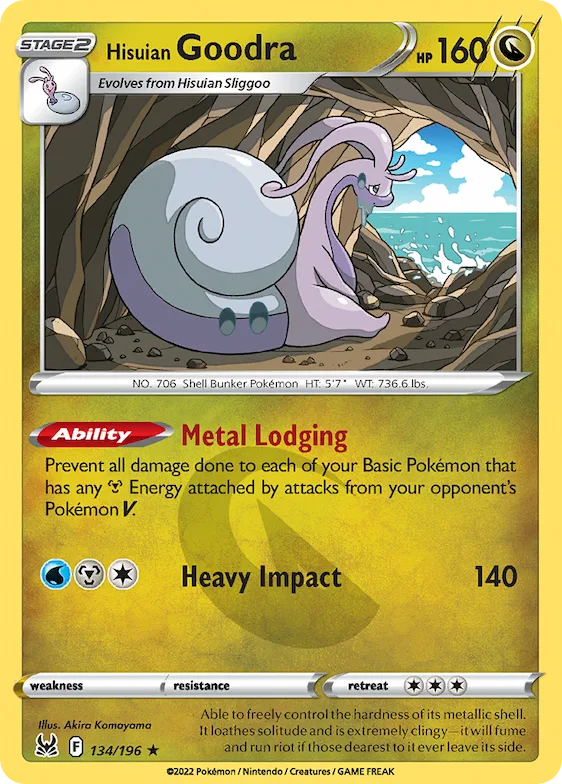 Goodra de Hisui 134 – Origem Perdida