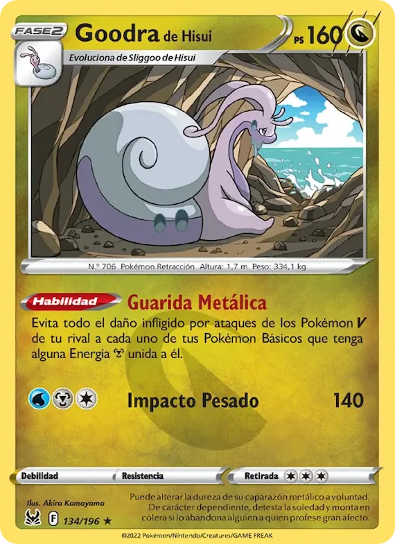 Goodra de Hisui 134 – Origen Perdido