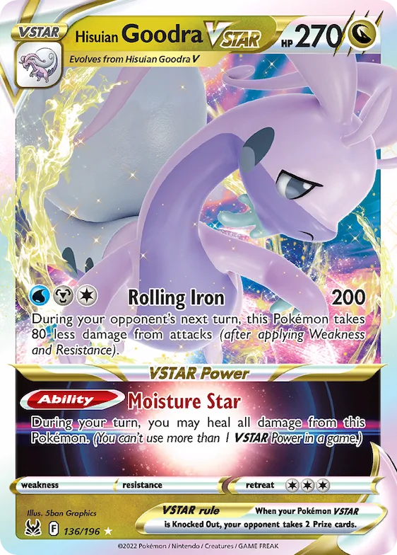 Hisuian Goodra VSTAR #136 – Lost Origin