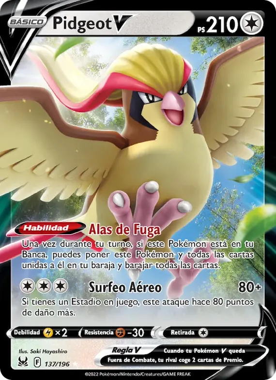 Pidgeot V 137 – Origen Perdido