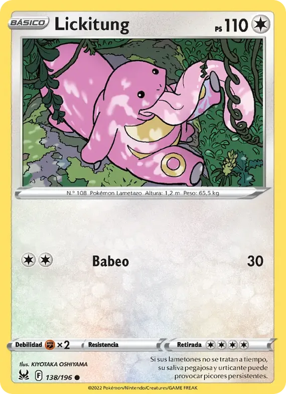 Lickitung 138 – Origen Perdido