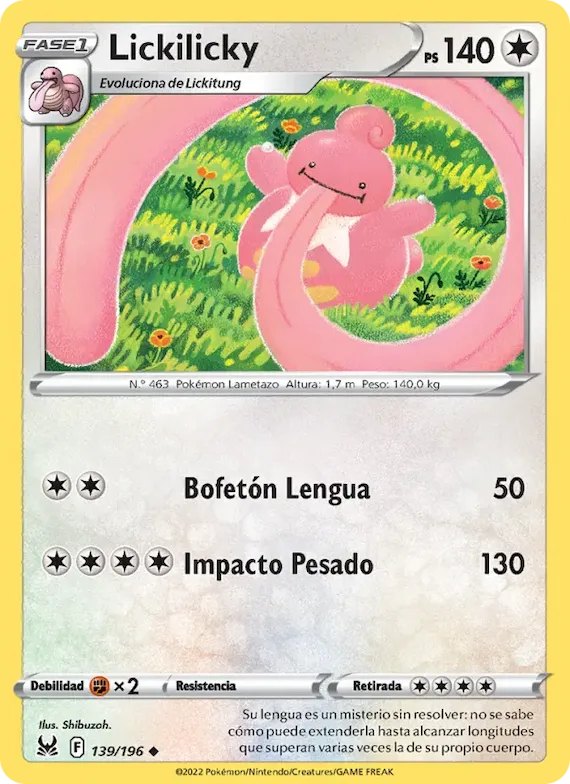 Lickilicky 139 – Origen Perdido