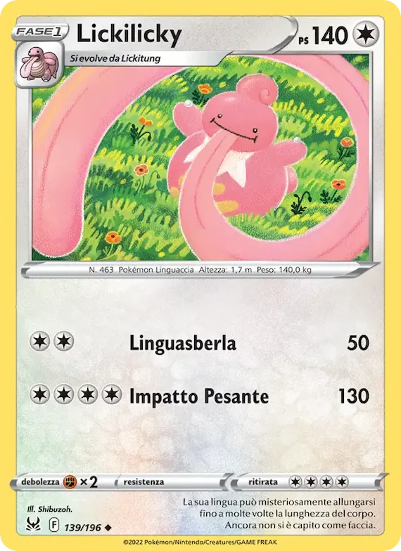 Lickilicky 139 – Origine Perduta