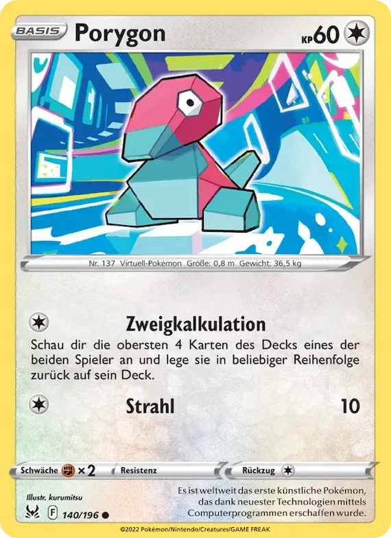 Porygon 140 – Verlorener Ursprung