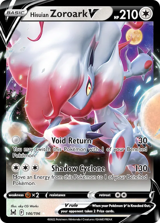 Hisuian Zoroark V #146 – Lost Origin
