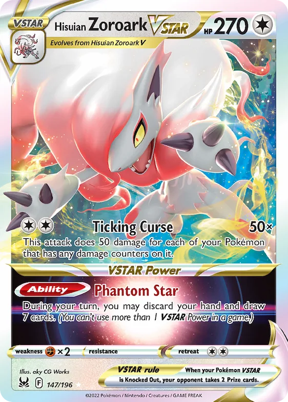 Hisuian Zoroark VSTAR #147 – Lost Origin