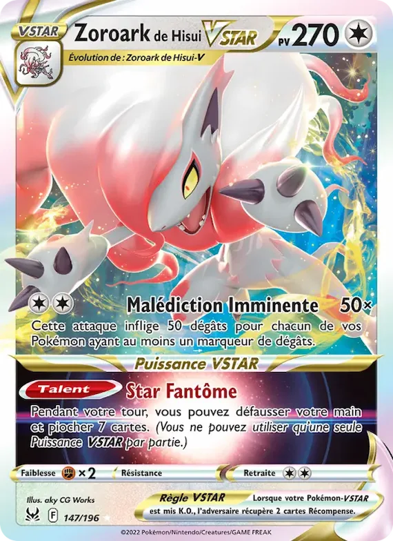 Zoroark de Hisui VSTAR 147 – Origine Perdue