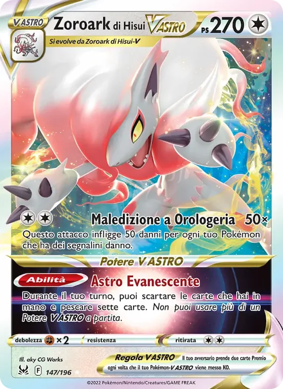 Zoroark di Hisui V ASTRO 147 – Origine Perduta