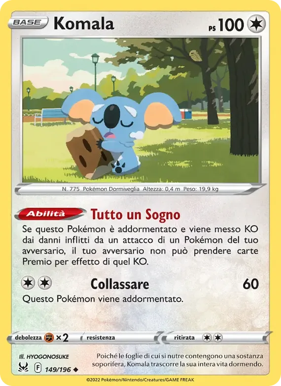 Komala 149 – Origine Perduta