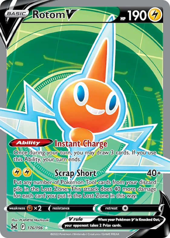 Rotom V #176 – Lost Origin