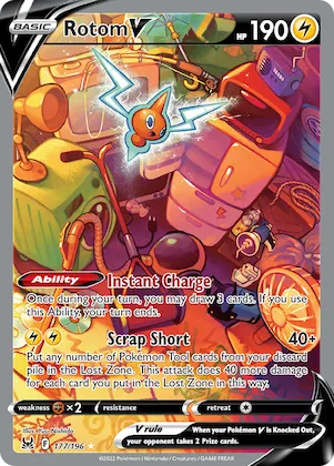 Rotom V #177 – Lost Origin