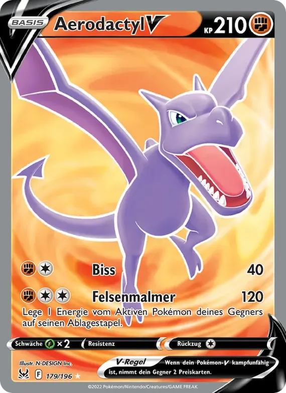Aerodactyl V 179 – Verlorener Ursprung