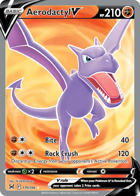 Aerodactyl V #179 – Lost Origin