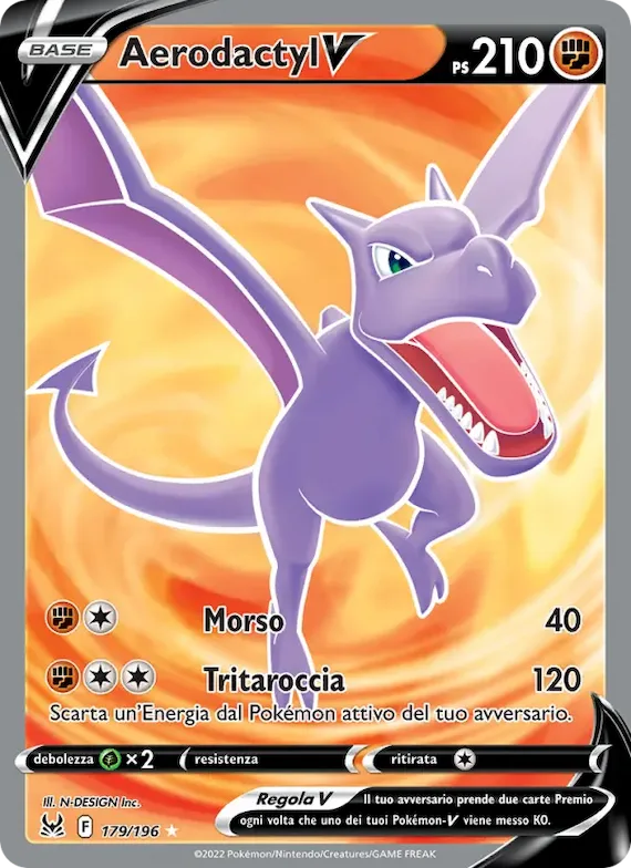 Aerodactyl V 179 – Origine Perduta