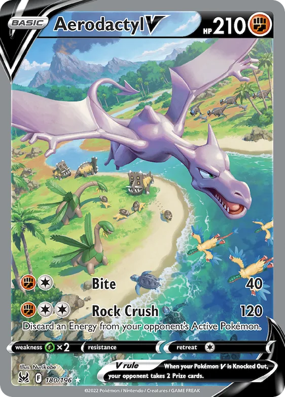 Aerodactyl V #180 – Lost Origin