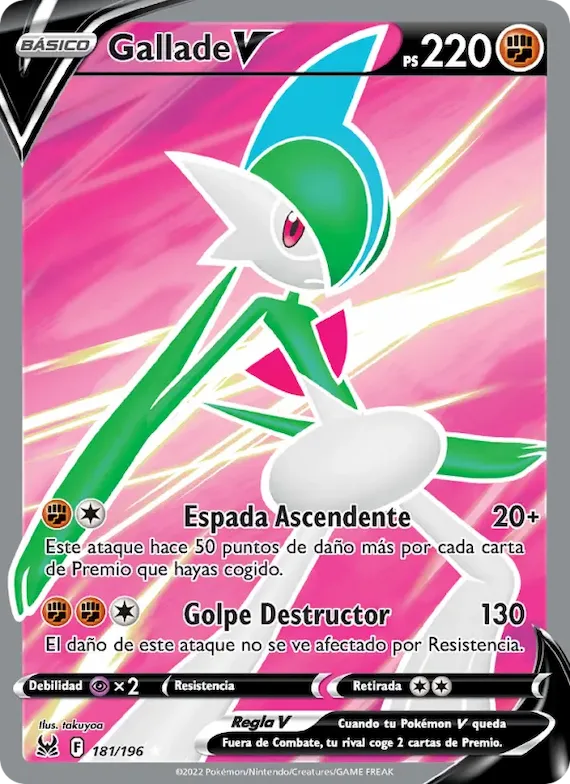Gallade V 181 – Origen Perdido