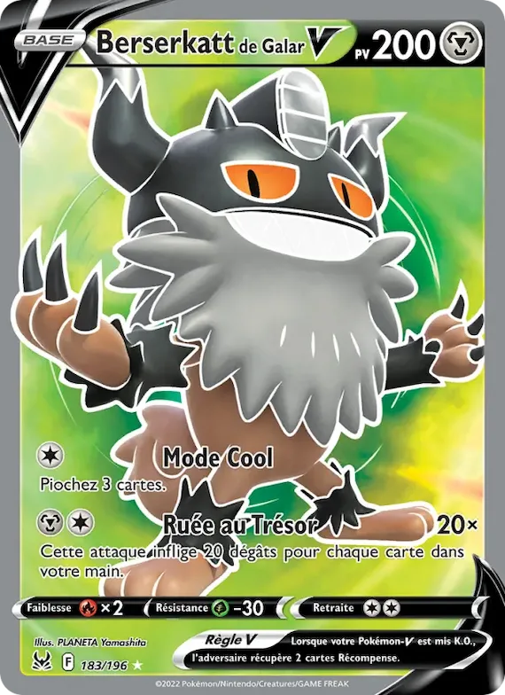 Berserkatt de Galar V 183 – Origine Perdue