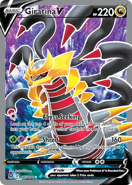Giratina V #185 – Lost Origin