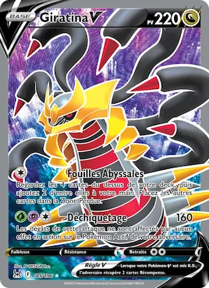 Giratina V 185 – Origine Perdue