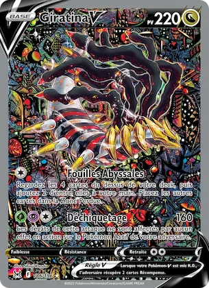 Giratina V n° 186 – Origine Perdue