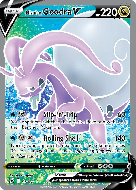 Hisuian Goodra V #187 – Lost Origin