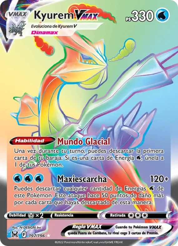 Kyurem VMAX 197 – Origen Perdido