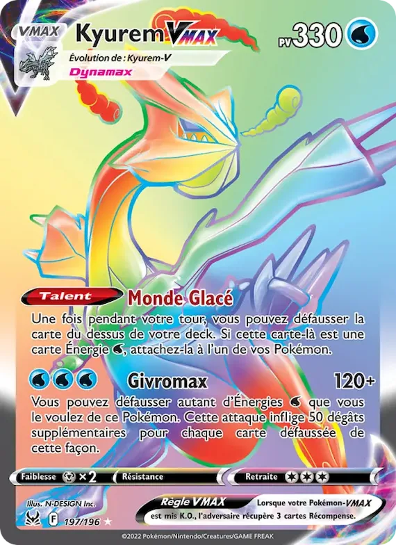 Kyurem VMAX 197 – Origine Perdue