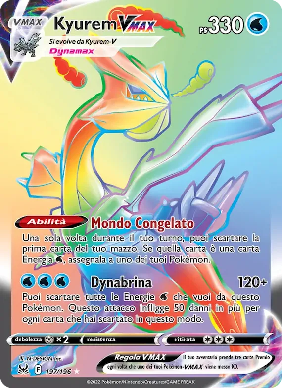 Kyurem VMAX 197 – Origine Perduta