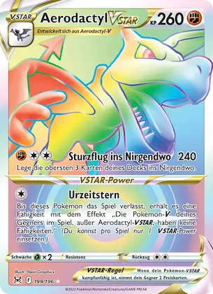 Aerodactyl VSTAR Nr. 199 – Verlorener Ursprung