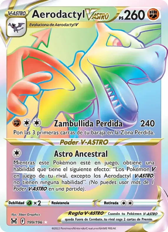 Aerodactyl V-ASTRO 199 – Origen Perdido