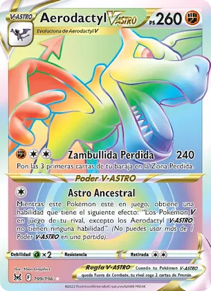 Aerodactyl V-ASTRO 199 – Origen Perdido
