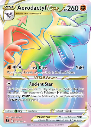 Aerodactyl VSTAR #199 – Lost Origin
