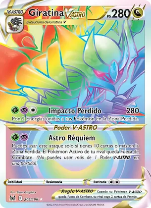 Giratina V-ASTRO 201 – Origen Perdido