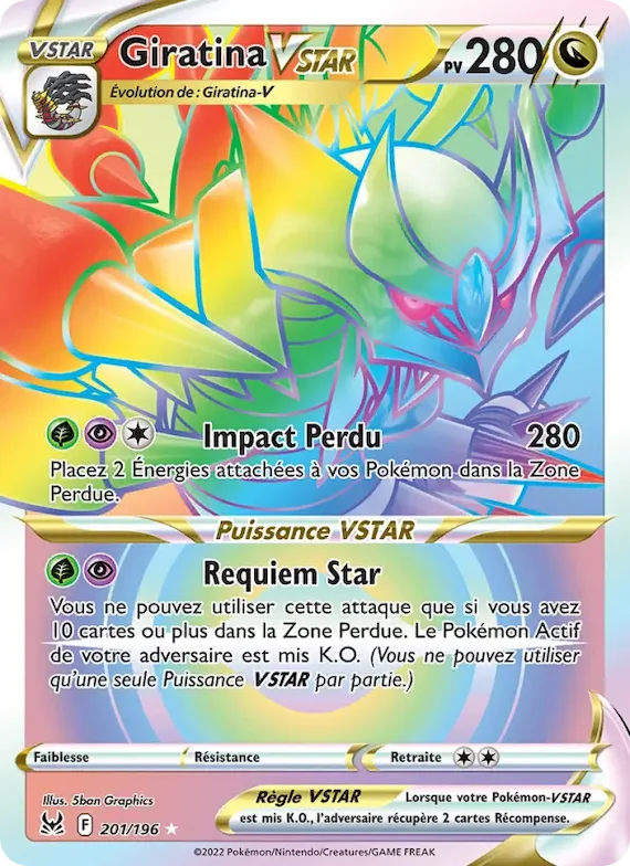 Giratina VSTAR 201 – Origine Perdue