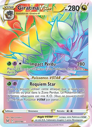 Giratina VSTAR n° 201 – Origine Perdue
